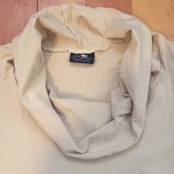 Nectar Creations Cowl Neck Cap Sleeve Tee - Picture 3 of 5